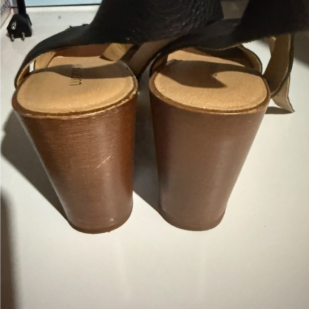 Elegant Black and Brown Women's Heels